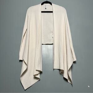 NWT Athleta Solstice Wrap Merino Wool Blend Sweater Cream Women’s Size XXS